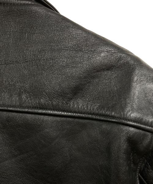HARLEY-DAVIDSON（ハーレーダビッドソン）HARLEY-DAVIDSON (ハーレーダビッドソン) ダブルライダースレザージャケット ブラック サイズ:SIZE44の古着・服飾アイテム