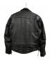 HARLEY-DAVIDSON (ハーレーダビッドソン) ダブルライダースレザージャケット ブラック サイズ:SIZE44：17000円
