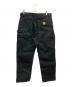 CarHartt (カーハート) DOUBLE FRONT UTILITY WORK PANT ブラック サイズ:W234：15000円