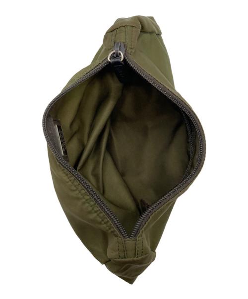 PRADA（プラダ）PRADA (プラダ) 化粧ポーチ カーキの古着・服飾アイテム