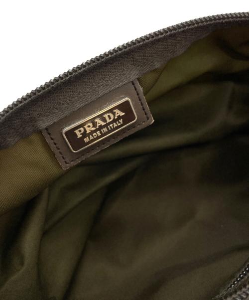 PRADA（プラダ）PRADA (プラダ) 化粧ポーチ カーキの古着・服飾アイテム