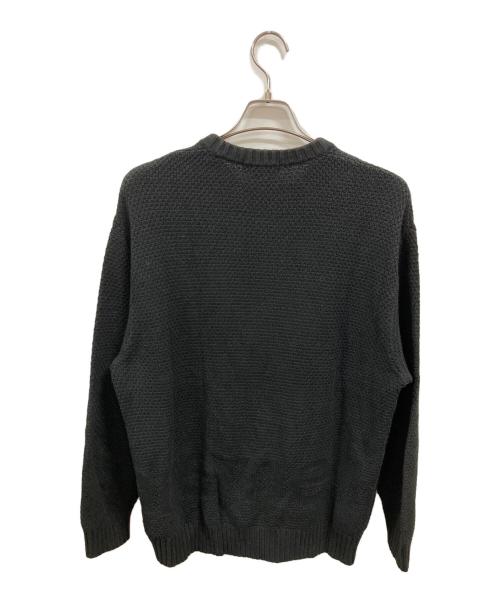 SUPREME（シュプリーム）SUPREME (シュプリーム) Texturedスモールボックスロゴニット　シュプリーム ブラック サイズ:Ｍの古着・服飾アイテム