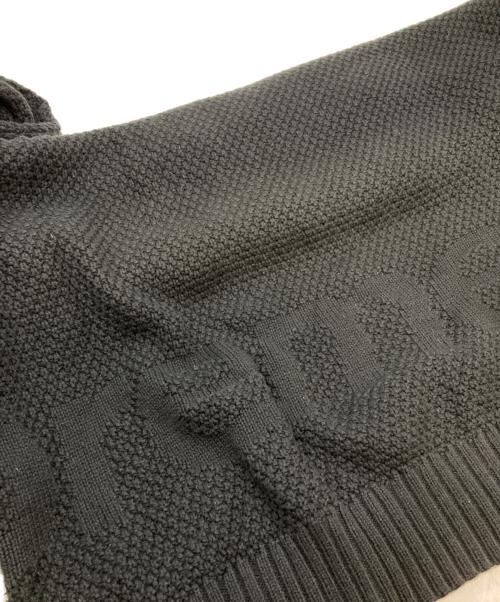 SUPREME（シュプリーム）SUPREME (シュプリーム) Texturedスモールボックスロゴニット　シュプリーム ブラック サイズ:Ｍの古着・服飾アイテム