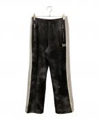 Needles×nubianニードルズ×ヌビアン）の古着「トラックパンツ　MR499　ヌビアン　ニードルズ」｜ブラック