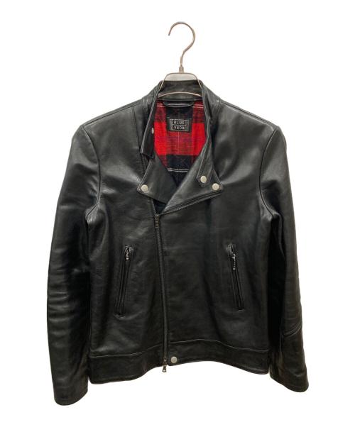 BLUE WORK（ブルーワーク）BLUE WORK (ブルーワーク) セミダブル ライダース ブラック サイズ:Ｍの古着・服飾アイテム