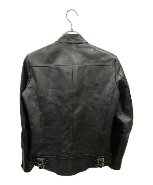 BLUE WORK（ブルーワーク）BLUE WORK (ブルーワーク) セミダブル ライダース ブラック サイズ:Ｍの古着・服飾アイテム