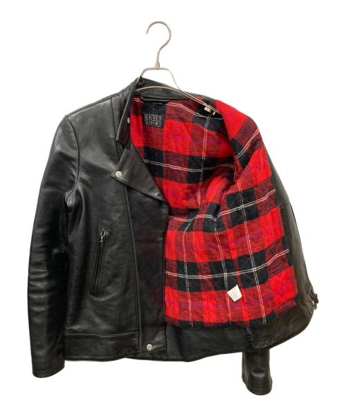 BLUE WORK（ブルーワーク）BLUE WORK (ブルーワーク) セミダブル ライダース ブラック サイズ:Ｍの古着・服飾アイテム