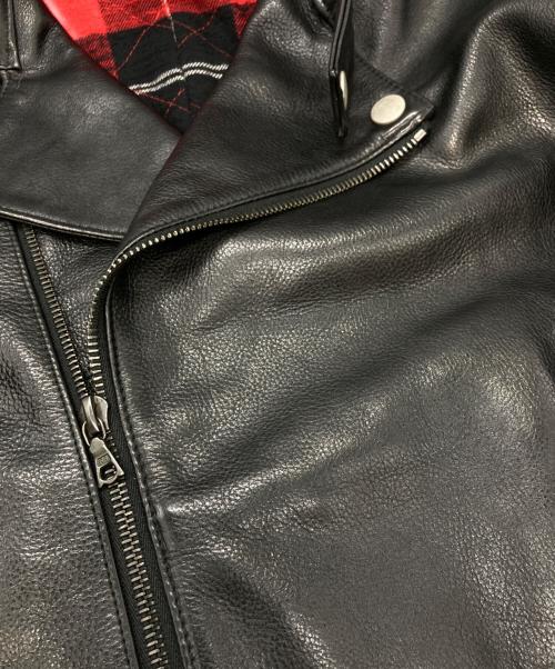 BLUE WORK（ブルーワーク）BLUE WORK (ブルーワーク) セミダブル ライダース ブラック サイズ:Ｍの古着・服飾アイテム