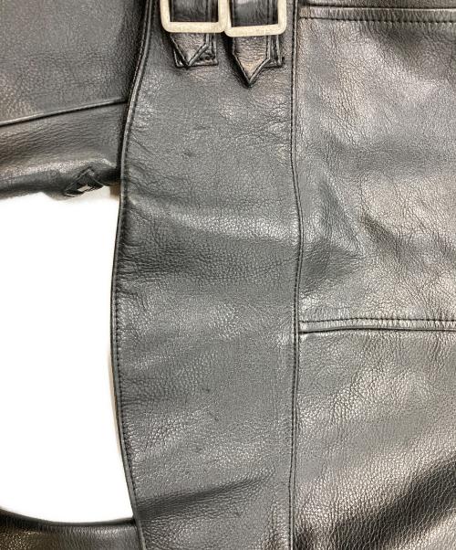 BLUE WORK（ブルーワーク）BLUE WORK (ブルーワーク) セミダブル ライダース ブラック サイズ:Ｍの古着・服飾アイテム