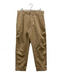 kolor/BEACON（カラービーコン）の古着「チノクロステーパードパンツ　23WBM-P11142　カラービーコン」｜ベージュ