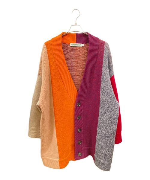 TRUNKPROJECT（トランクプロジェクト）TRUNKPROJECT (トランクプロジェクト) ニットカーディガン　トランクプロジェクト オレンジ×グレー サイズ:不明の古着・服飾アイテム