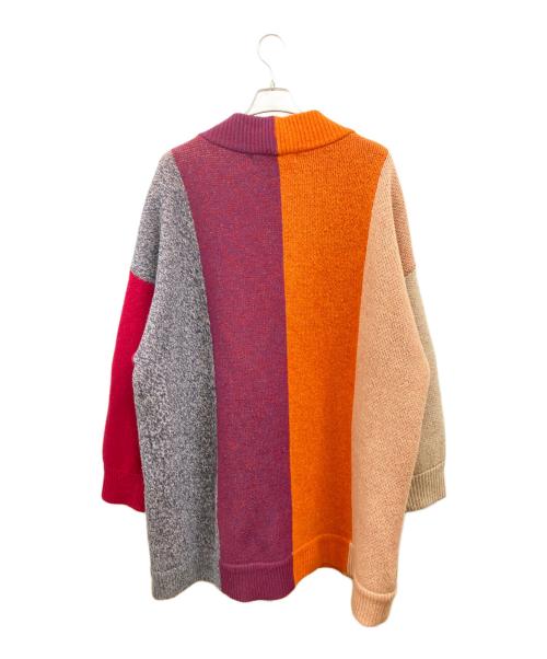 TRUNKPROJECT（トランクプロジェクト）TRUNKPROJECT (トランクプロジェクト) ニットカーディガン　トランクプロジェクト オレンジ×グレー サイズ:不明の古着・服飾アイテム