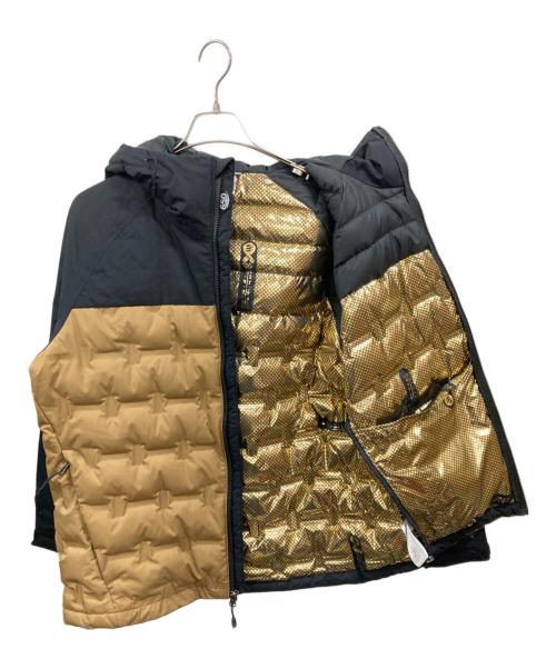 Columbia（コロンビア）Columbia (コロンビア) ダウンジャケット ベージュ×ブラック サイズ:Ｍの古着・服飾アイテム