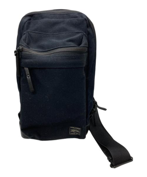 PORTER（ポーター）PORTER (ポーター) ルートスリングショルダーバッグ ネイビーの古着・服飾アイテム
