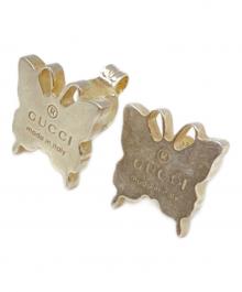 GUCCI（グッチ）の古着「バタフライピアス　グッチ　	SILVER925」｜シルバー