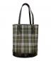 BURBERRY BLUE LABEL (バーバリーロンドンブルーレーベル) バケツ型トートバッグ　バーバリーロンドンブルーレーベル　BT601-475 グリーン：6000円