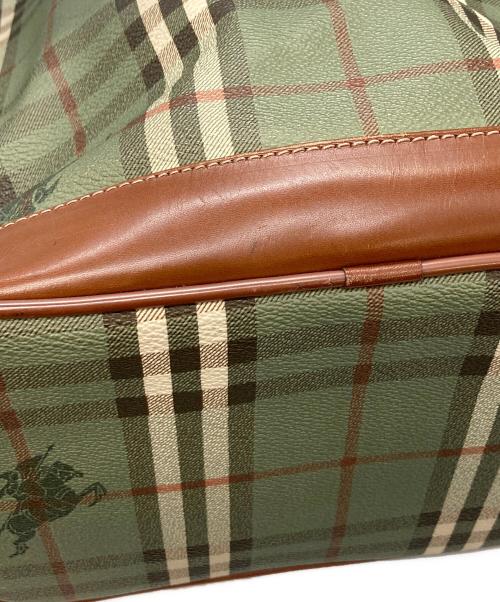 Burberry's（バーバリー）Burberry's (バーバリーズ) 巾着ショルダーバッグ　バーバリーズ　 グリーンの古着・服飾アイテム