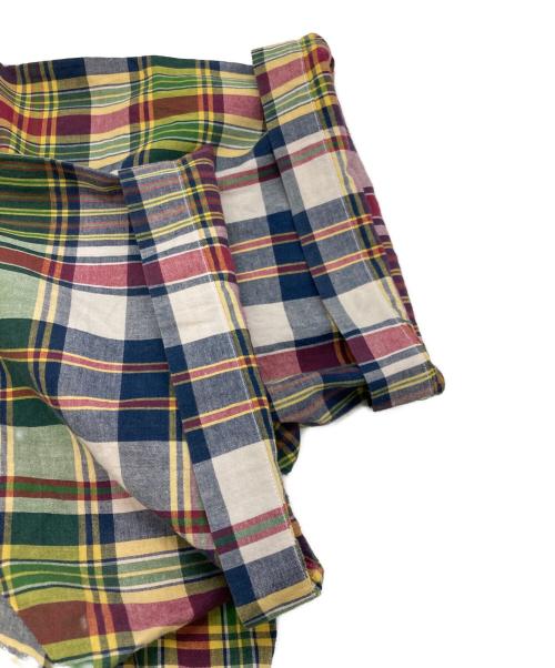 POLO RALPH LAUREN（ポロ・ラルフローレン）POLO RALPH LAUREN (ポロ・ラルフローレン) 半袖チェックBDシャツ ネイビー×グリーン サイズ:XXLの古着・服飾アイテム