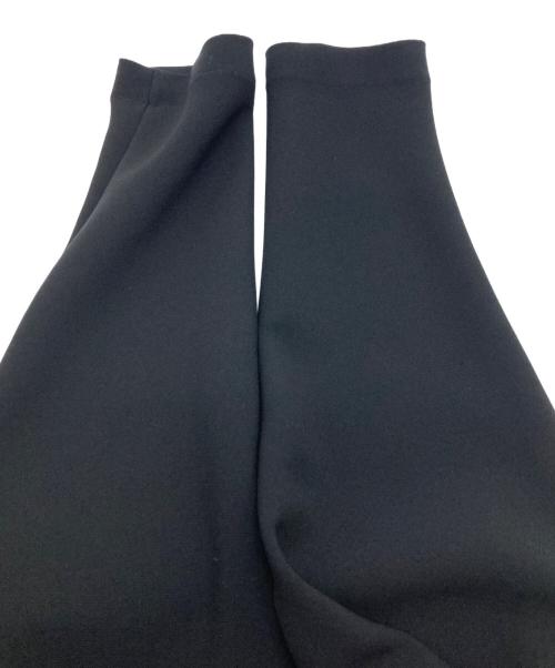 MUSE（ミューズ）MUSE (ミューズ) トリアセジョーゼット Vネック プルオーバー ブラック サイズ:Freeの古着・服飾アイテム