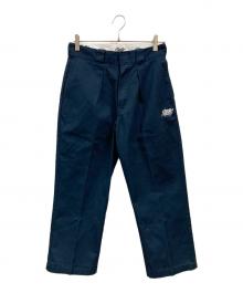 Dickies×WIND AND SEA（ディッキーズ×ウィンダンシー）の古着「ワークパンツ　WDS-ITLIV-16　ディッキーズ　ウィンダンシー」｜ネイビー