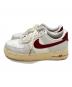 NIKE (ナイキ) WMNS AIR FORCE 1 '07 SE PHOTON DUST/TEAM RED-SUMMIT WHITE-MUSLIN　ナイキ ホワイト サイズ:27.5cm：9000円