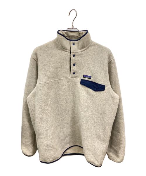 Patagonia（パタゴニア）Patagonia (パタゴニア) ライトウェイト・シンチラ・スナップT・プルオーバー　パタゴニア　 アイボリー サイズ:Ｌの古着・服飾アイテム