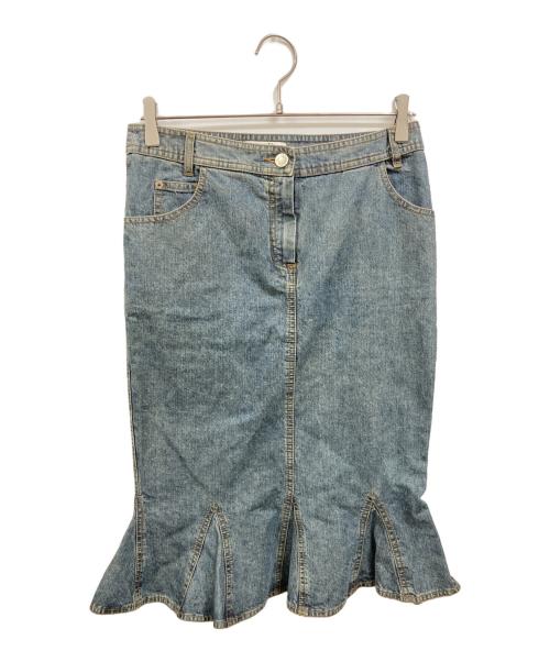 Christian Dior（クリスチャン ディオール）Christian Dior (クリスチャン ディオール) デニムスカート インディゴ サイズ:40の古着・服飾アイテム