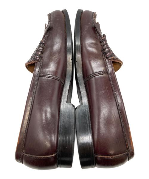 G.H.BASS（ジーエイチバス）G.H.BASS (ジーエイチバス) タッセルローファー　ジーエイチバス　026J3497 ワインレッド サイズ:8の古着・服飾アイテム