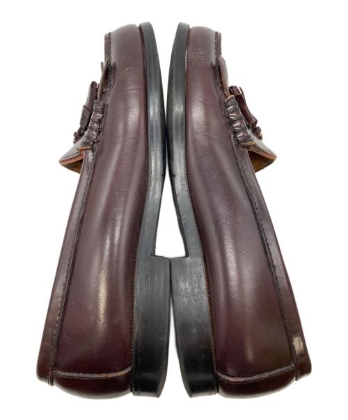 G.H.BASS（ジーエイチバス）G.H.BASS (ジーエイチバス) タッセルローファー　ジーエイチバス　026J3497 ワインレッド サイズ:8の古着・服飾アイテム