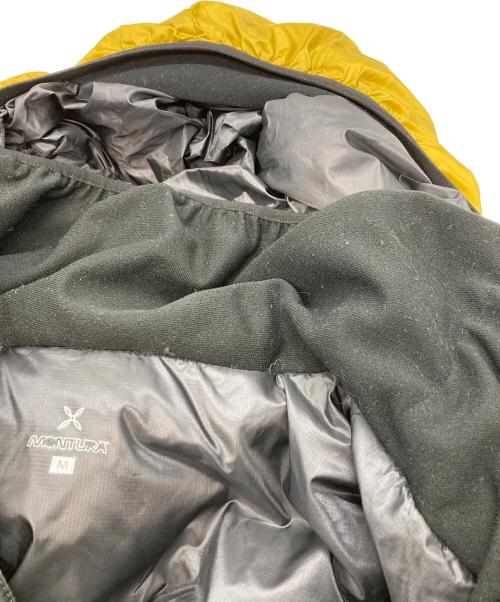 MONTURA（モンチュラ）MONTURA (モンチュラ) SUMMIT DUVET ダウンジャケット　モンチュラ　00187202 イエロー×ブラック サイズ:Ｍの古着・服飾アイテム