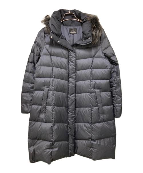 23区（ニジュウサンク）23区 (ニジュウサンク) ダウンコート ネイビー サイズ:44の古着・服飾アイテム