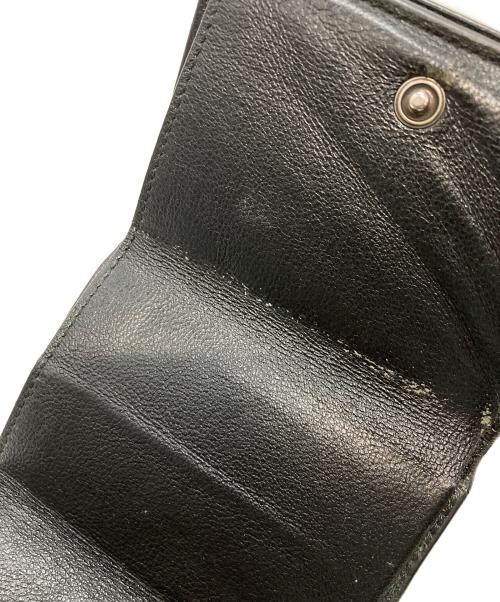 BALENCIAGA（バレンシアガ）BALENCIAGA (バレンシアガ) BBロゴ三つ折り財布　バレンシアガ　594312 ブラックの古着・服飾アイテム