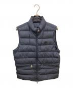 MONCLERモンクレール）の古着「TREOMPANダウンベスト」｜ネイビー
