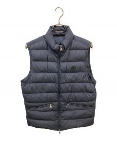 中古・古着通販】PRADA (プラダ) ロゴプレートダウンベスト グレー