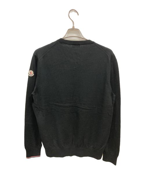 MONCLER（モンクレール）MONCLER (モンクレール) SCOLLOニット ブラック サイズ:Ｌの古着・服飾アイテム