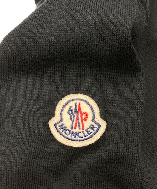 MONCLER（モンクレール）MONCLER (モンクレール) SCOLLOニット ブラック サイズ:Ｌの古着・服飾アイテム