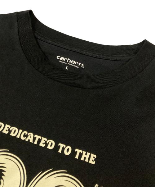 Carhartt WIP（カーハート ワーク イン プログレス）Carhartt WIP (カーハート ワーク イン プログレス) プリントTシャツ ブラック サイズ:Lの古着・服飾アイテム