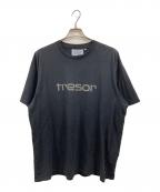 Carhartt WIP×TRESORカーハート ワーク イン プログレス×トレゾア）の古着「プリントTシャツ」｜グレー