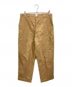 COMOLIコモリ）の古着「インチバックパンツ」｜ベージュ