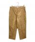COMOLI（コモリ）の古着「インチバックパンツ」｜ベージュ