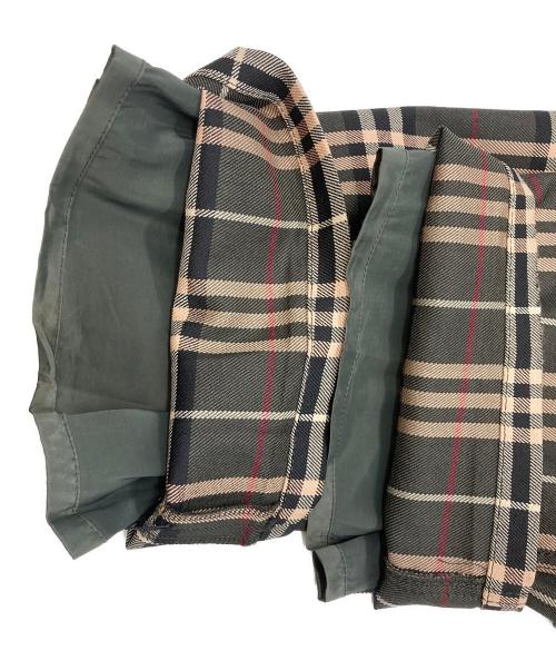 BURBERRY BLUE LABEL（バーバリーロンドンブルーレーベル）BURBERRY BLUE LABEL (バーバリーロンドンブルーレーベル) ノヴァチェックパンツ ブラウン サイズ:Ｍの古着・服飾アイテム