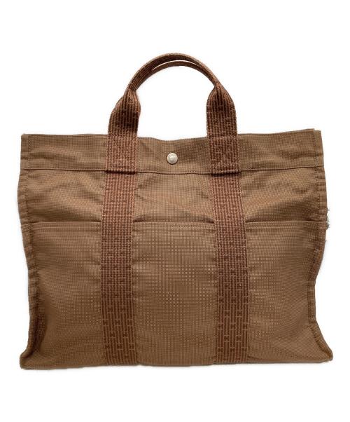 HERMES（エルメス）HERMES (エルメス) エールラインMMトートバッグ オレンジの古着・服飾アイテム