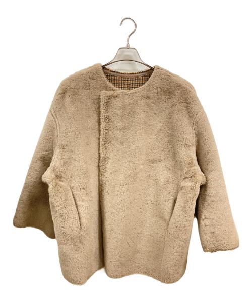 furfur（ファーファー）furfur (ファーファー) エコファーコート ブラウン サイズ:Freeの古着・服飾アイテム