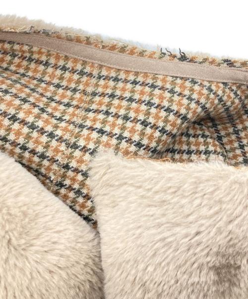 furfur（ファーファー）furfur (ファーファー) エコファーコート ブラウン サイズ:Freeの古着・服飾アイテム