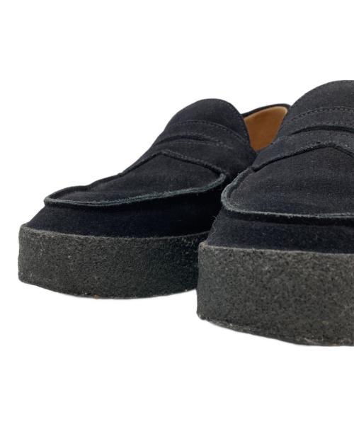 SANDERS（サンダース）SANDERS (サンダース) URBAN RESEARCH DOORS (アーバンリサーチドアーズ) Mudguard Butt Seam Loafer ブラック サイズ:8の古着・服飾アイテム