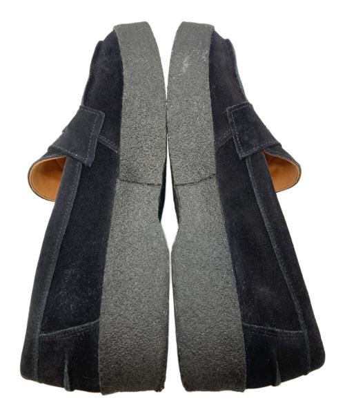 SANDERS（サンダース）SANDERS (サンダース) URBAN RESEARCH DOORS (アーバンリサーチドアーズ) Mudguard Butt Seam Loafer ブラック サイズ:8の古着・服飾アイテム