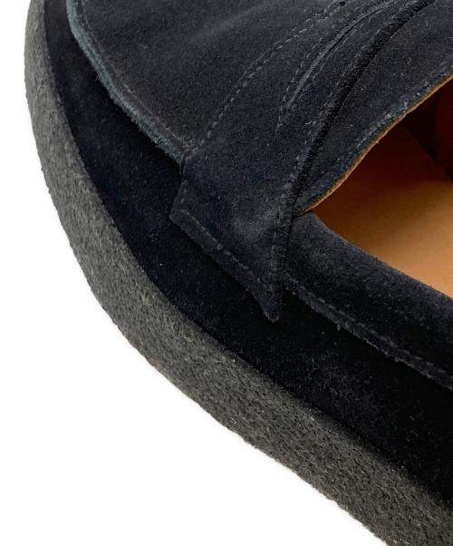 SANDERS（サンダース）SANDERS (サンダース) URBAN RESEARCH DOORS (アーバンリサーチドアーズ) Mudguard Butt Seam Loafer ブラック サイズ:8の古着・服飾アイテム