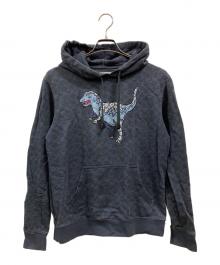 COACH（コーチ）の古着「レキシーシグネチャーフーディー　C4620」｜ネイビー