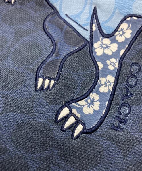 COACH（コーチ）COACH (コーチ) レキシーシグネチャーフーディー　C4620 ネイビー サイズ:Sの古着・服飾アイテム