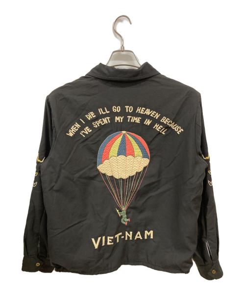 東洋テーラー（トウヨウテーラー）東洋テーラー (トウヨウテーラー) Mid 1960s Style Cotton Rayon Vietnam Jacket “PARACHUTE” ブラック サイズ:Sの古着・服飾アイテム